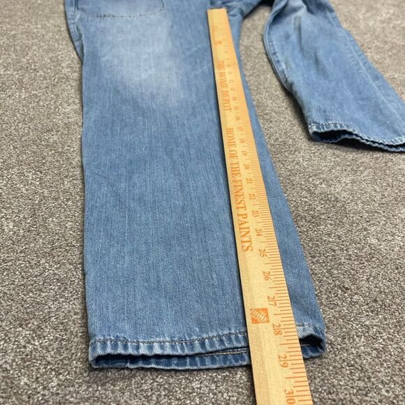 J.crew Women's Drawstring Waist Jeans Size 29 cotton blue medium wash denim - Picture 5 of 12